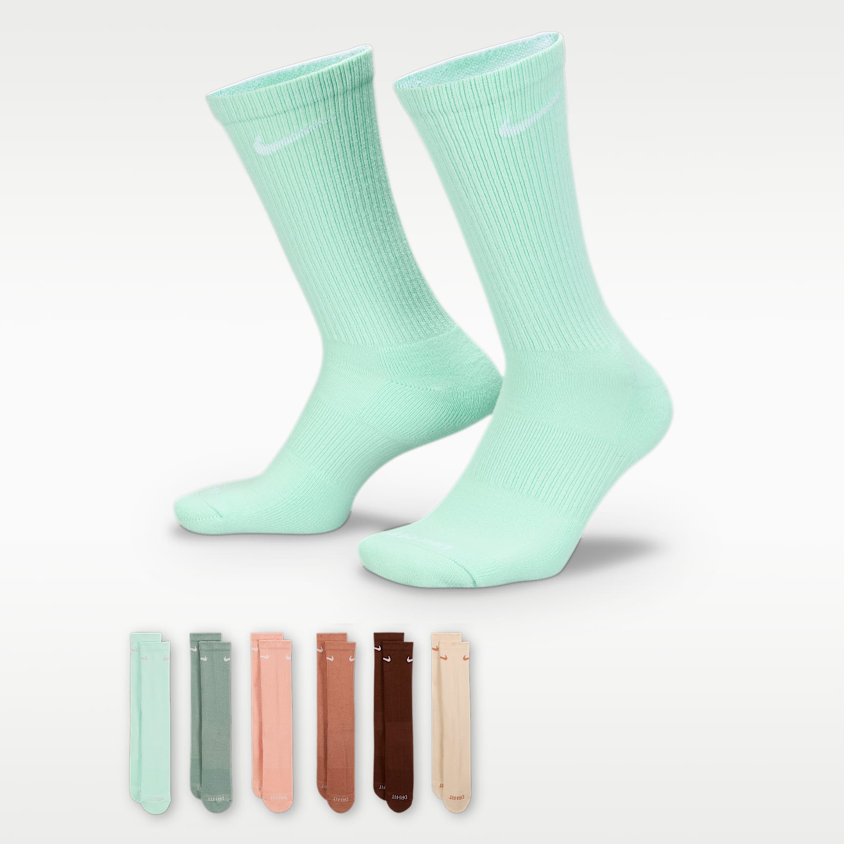 Nike Everyday Plus Cushioned Training Crew Socks (6 Pairs). Nike.com